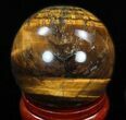 Top Quality Polished Tiger's Eye Sphere #33636-1
